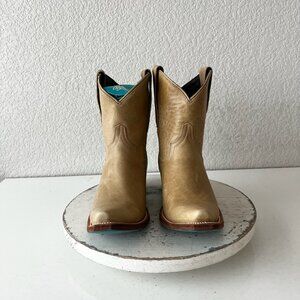 Lane Womens Emma Jane Booties Butterscotch Cowboy Western Boots Snip Toe 7.5